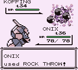 Rock Throw animation