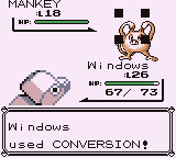 Conversion animation