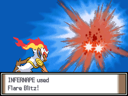 Flare Blitz animation